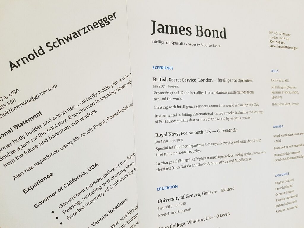 Resume examples - how to write a resume for your first job 